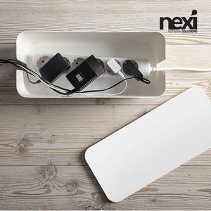 넥시 멀티탭 전선 정리함 거치대 대형