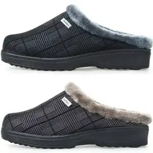 보온성 좋은 남자 사무실 실내화 겨울 방한 털 슬리퍼