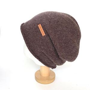 램스 울 무지 비니 남녀공용 중년여성 빅사이즈 항암모자