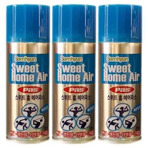 삼현제약 스위트 홈 에어파스 200ml x 3개 뿌리는 파스 타박상 근육통 삔데 허리통증 요통 멍든데 구급용품