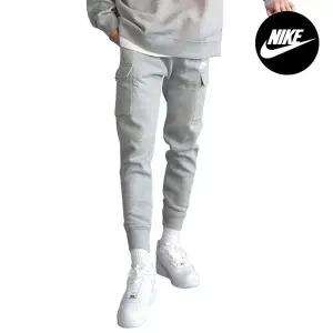 나이키 클럽 기모 카고 조거팬츠 남자 여성 트레이닝 바지 츄리닝 CD3129-063