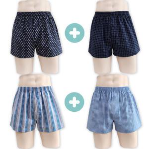 (2장) 랜덤 국내산 면100% 트렁크 팬티 남자팬티 남성속옷 이너웨어