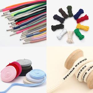 소잉데일리]스트링 끈 고무줄 모음 면 린넨 둥근 납작 철팁 다양한 색상 스타일 사이즈