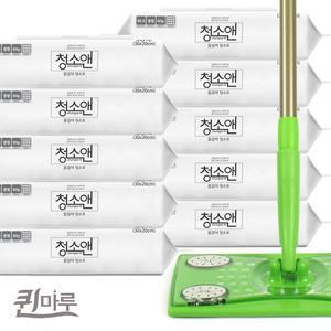 [퀸마루] 밀대 물걸레포 10팩300매 먼지청소 베이킹소다