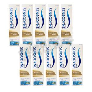 센소다인 멀티케어 치약 120g x 10개 /시린이개선효과. 안티프라그.구취제거