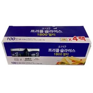 동원 소와나무 트리플 슬라이스치즈 1.8kg 25매x4팩