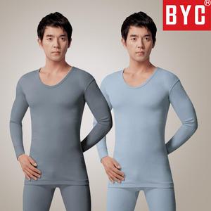 BYC 남자 내복세트 면100% 내의 남성 속옷 잠옷 가을 겨울 실내복 보온