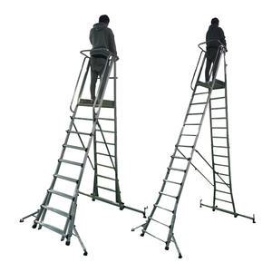 신양 S마크 안전발판 작업용 사다리 9단 SYSF-09 난간우마