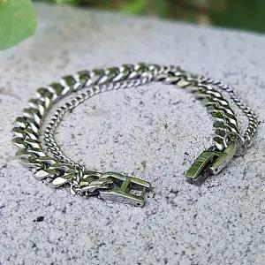 써지컬팔찌 18k 남자 커플 레이어드 여자 체인 팔찌