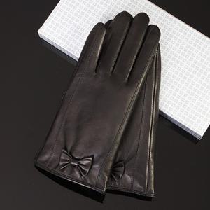 여성 터치 가죽장갑 CK-184 내부 기모 털장갑 양가죽