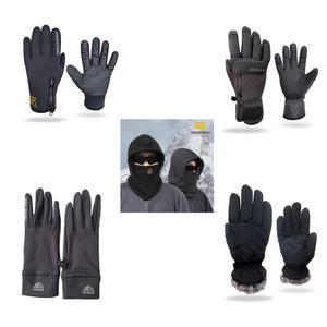 PU네오프렌겨울방한장갑(양손)/넥워머/기모바라클라바/겨울장갑/검정색/골프용품/스포츠용품