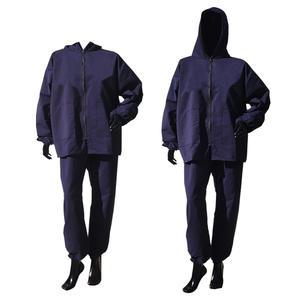 듀라맥스 겨울용 면피스복 투피스세트 전체지퍼