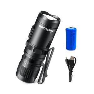 니크론 B11 충전식 미니 후레쉬 LED 모자 클립형 손전등