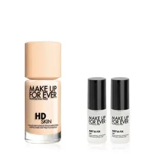 [롯데백화점]메이크업포에버 [롯데단독/착붙파데] HD SKIN 파운데이션 30ml (+추가 2종)