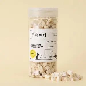 동결건조 간식 촉촉트릿 for cat 초미니트릿 북어 45g X 2개