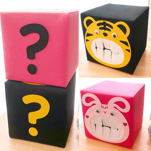 동물 궁금이상자 DIY(토끼/호랑이)20cm게싱박스