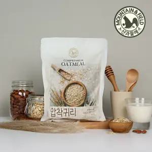 [산과들에] 슈퍼푸드 식사대용 간편식사 좋은 품질 통곡물 오트밀 압착 귀리