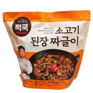 더본 백종원의 소고기 된장짜글이 400g x 4개입/아이스포장선택
