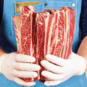 [미트충전소] 미국산 우대갈비 1kg 냉동 진공포장 구이용 포장육