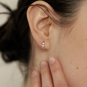 [스테이잼] 14K 트리플 시그니티 귀걸이