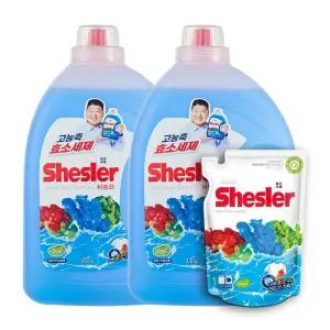 아토세이프 강호동의 쉬슬러 에이프릴 액체 세탁세제 3.05L 2개+500ml 1개