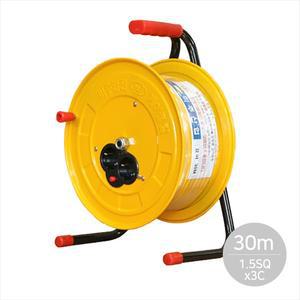 [SAPA]싸파 접지형 전기 릴선 30m 1.5SQx3C 캠핑선 전선릴 리드선