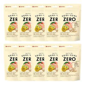 롯데웰푸드 제로후르츠 젤리, 52g, 10개
