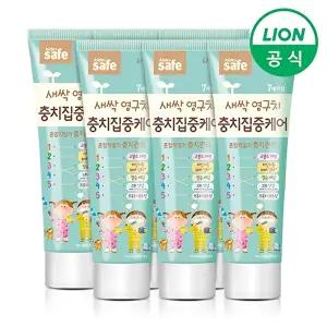 [라이온]키즈세이프 충치집중케어 치약 60g 6개