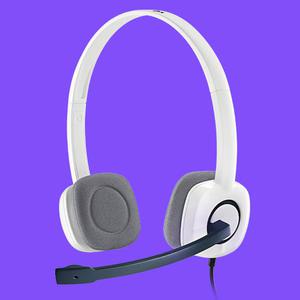 [국내정품] 로지텍코리아 H150 PC 유선 컴퓨터 헤드셋 화이트