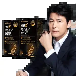 뉴트리원 정우성 더블업 맥주효모 비오틴 180일분(2박스) 고함량 단백질 베타글루칸 비타민 검정콩