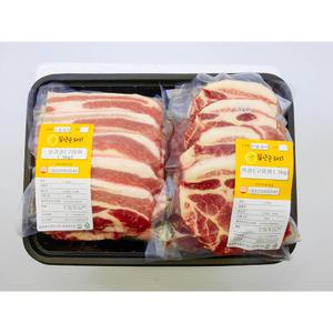 한돈 선물세트 국내산 돼지고기 삼겹살,목살 2kg