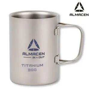 알마센 티타늄 더블 머그컵 300ml 450ml / 티탄컵