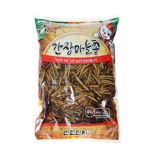 반찬단지 간장 마늘쫑 4Kg 마늘쫑지 절임 이강산닷컴