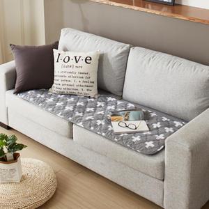 더안 양면 크로스그레이 3인용 전기방석 50x140cm 손세탁OK 생활방수