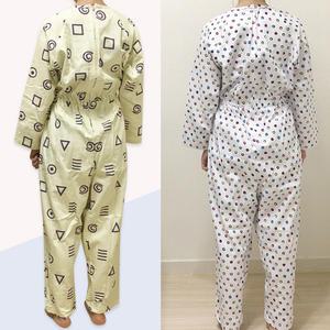 국산 순면 치매 우주복 남녀공용 성인 노인 요양 환자복