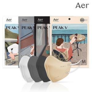 [아에르 공식] KF94 피크 V 마스크 50개입 (M,L) 8종 택 1