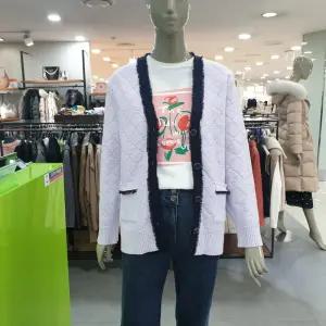 시슬리/애플아울렛/데님 라이크 배색 가디건 SAKC09211