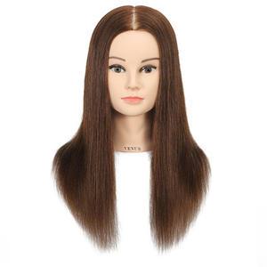 비너스가발 100%인모 18인치 롱스타일 연습용통가발 브라운