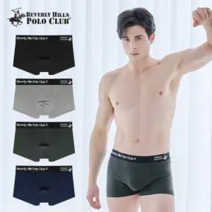 비버리힐즈 남자 스판밴딩 면 코튼 드로즈 4종세트