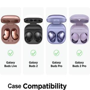 삼성 갤럭시 버드 2 프로/버드 2/버즈 라이브 충전 커버 가드 액세서리용 실리콘 보호 스위치 케이스