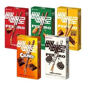 [롯데웰푸드]빼빼로 5종 최대 10개 골라담기 초코 아몬드 초코필드 외