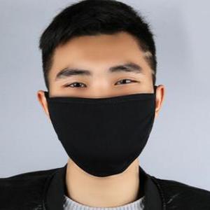 보온 겨울 성인용 빨아쓰는 단색마스크 방한대 순면마스크 면