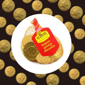 벨기에 알버트 선물용 행운의 동전 코인 초콜릿50g 20봉(1봉에 8-10개입)