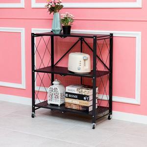 심플 폴딩선반 3단 철제 주방 틈새선반