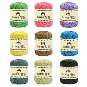 털실 뜨개질 실 아크릴사 연보라