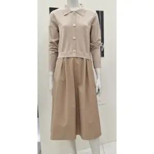 [롯데백화점]올리비아하슬러 니트배색프릴원피스 ESOP101