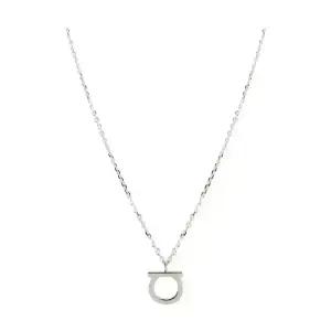 페라가모 여성 간치니 실버 목걸이 760133 696659