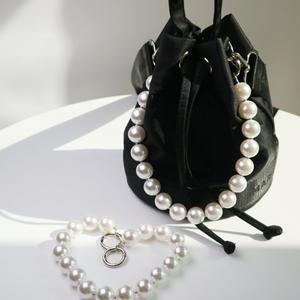 가방 진주 체인 끈 스트랩 부자재 체인백 악세사리 싱글 백