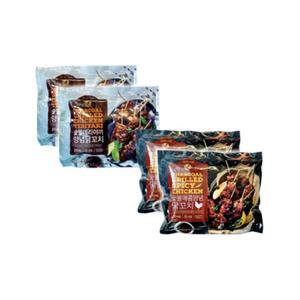 노브랜드 숯불 양념 닭꼬치 2종 데리야끼2 + 매콤2