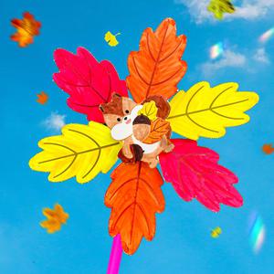 차이의 놀이 빙글빙글 가을 다람쥐 바람개비 (여름 수박 봄 벚꽃 우주 세계 랜드마크 동물 환경보호)
